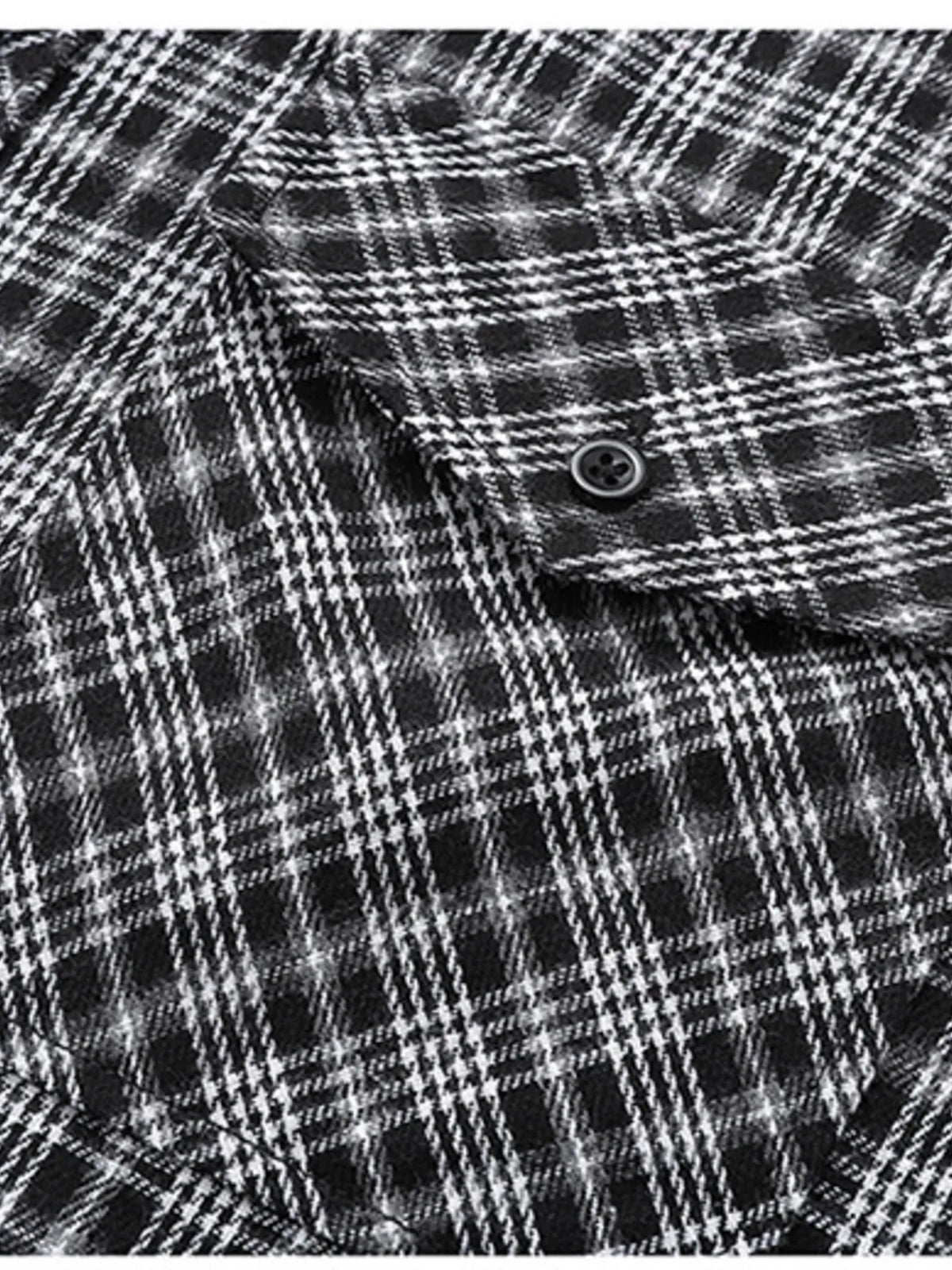 Men's Casual Plaid Long Sleeve Shirt | DCDesigns