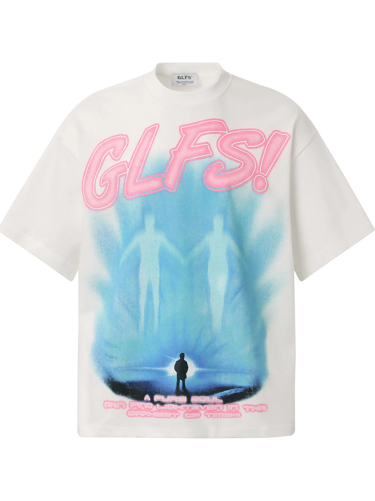 Men's Graphic Round Neck Oversized T-Shirt – men's bold Y2K streetwear graphic tee, product image 2