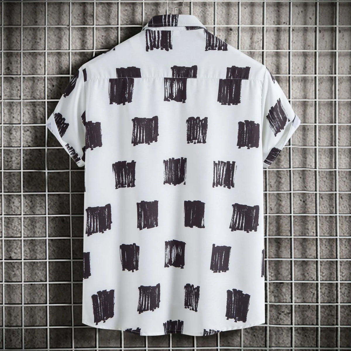 Men's Casual Printed Short Sleeve Shirt | DCDesigns