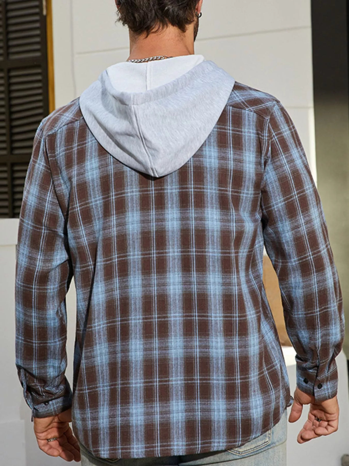 Men's Plaid Long Sleeve Shirt | DCDesigns