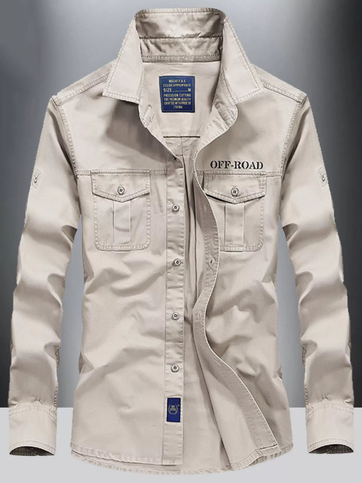 Men's Button-Up Long Sleeve Shirt | DCDesigns