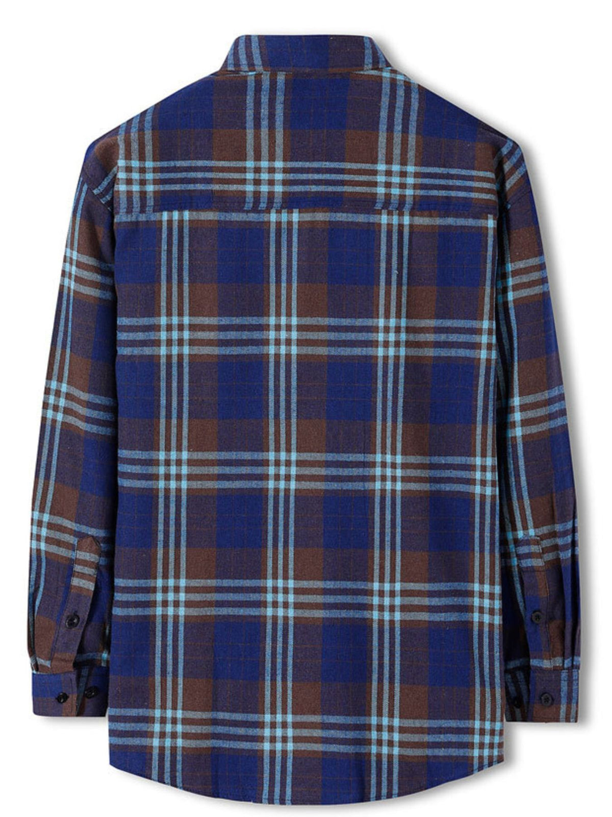 Men's Classic Plaid Long Sleeve Shirt | DCDesigns