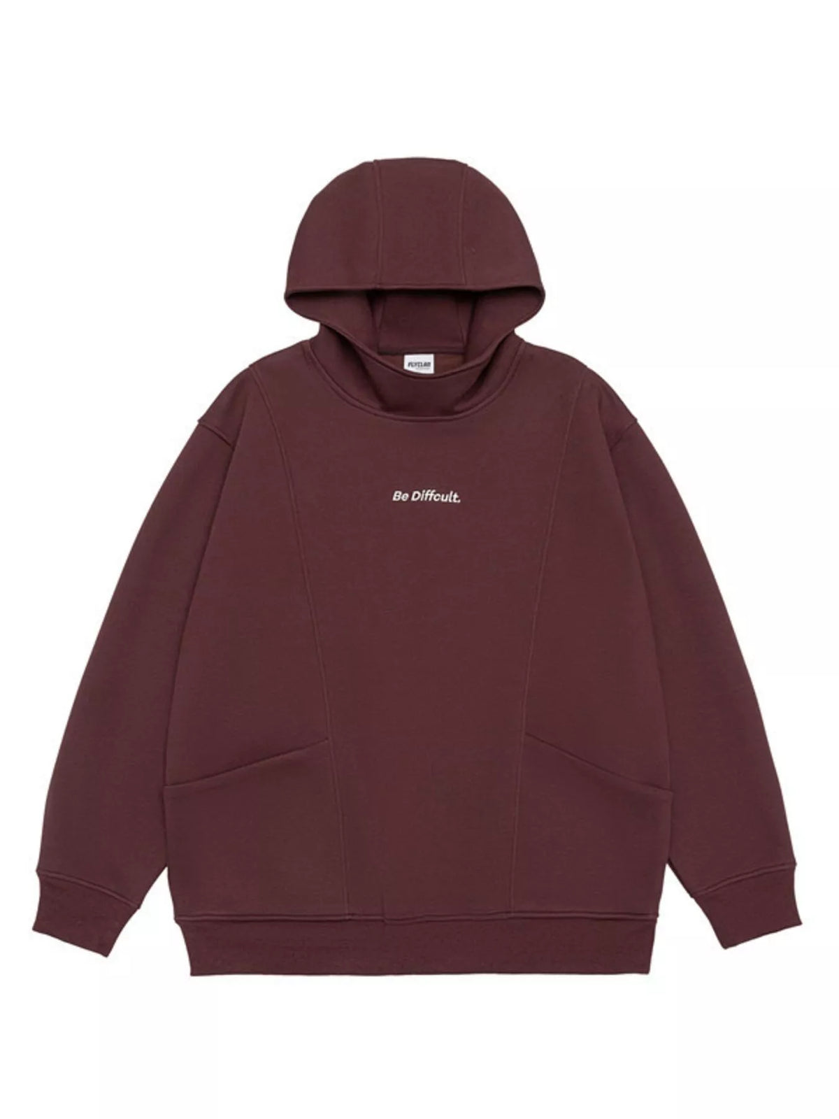 Men's Plus Size Letter Long Sleeve Hoodie - DCDesigns mens casual hoodie product view