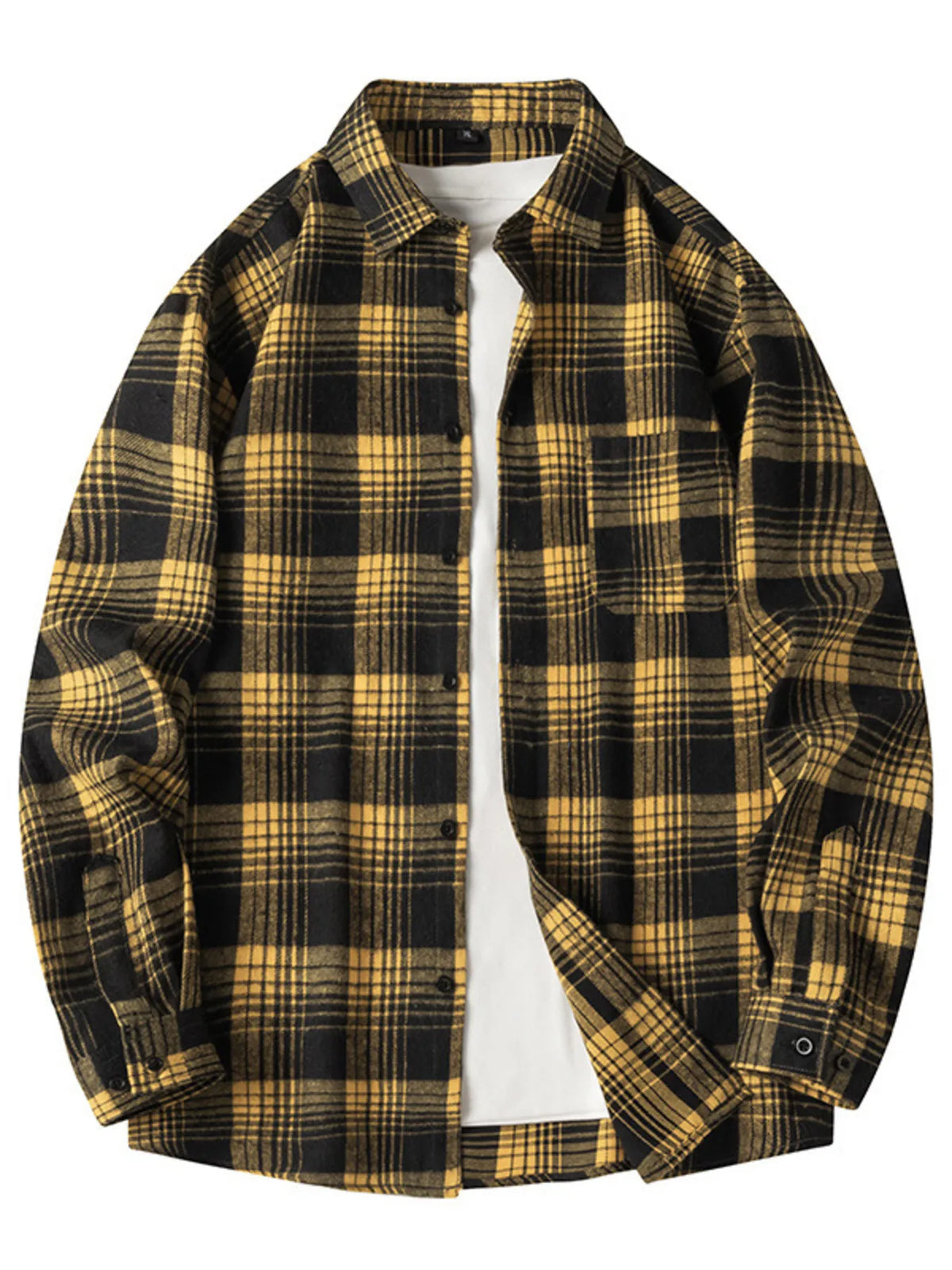 Men's Plaid Long Sleeve Shirt | DCDesigns