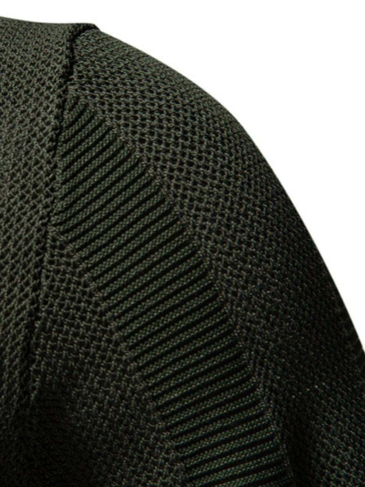 Men's Classic Short Sleeve Knit Polo Shirt - Army Green