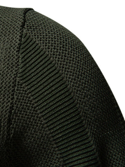 Men's Classic Short Sleeve Knit Polo Shirt - Army Green
