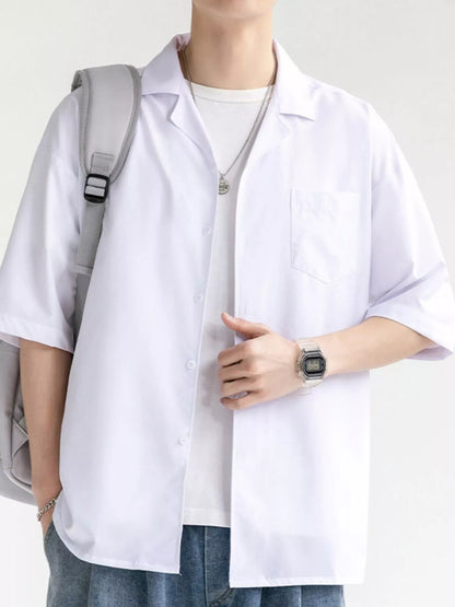 Men's Button-Up Half Sleeve Shirt | DCDesigns