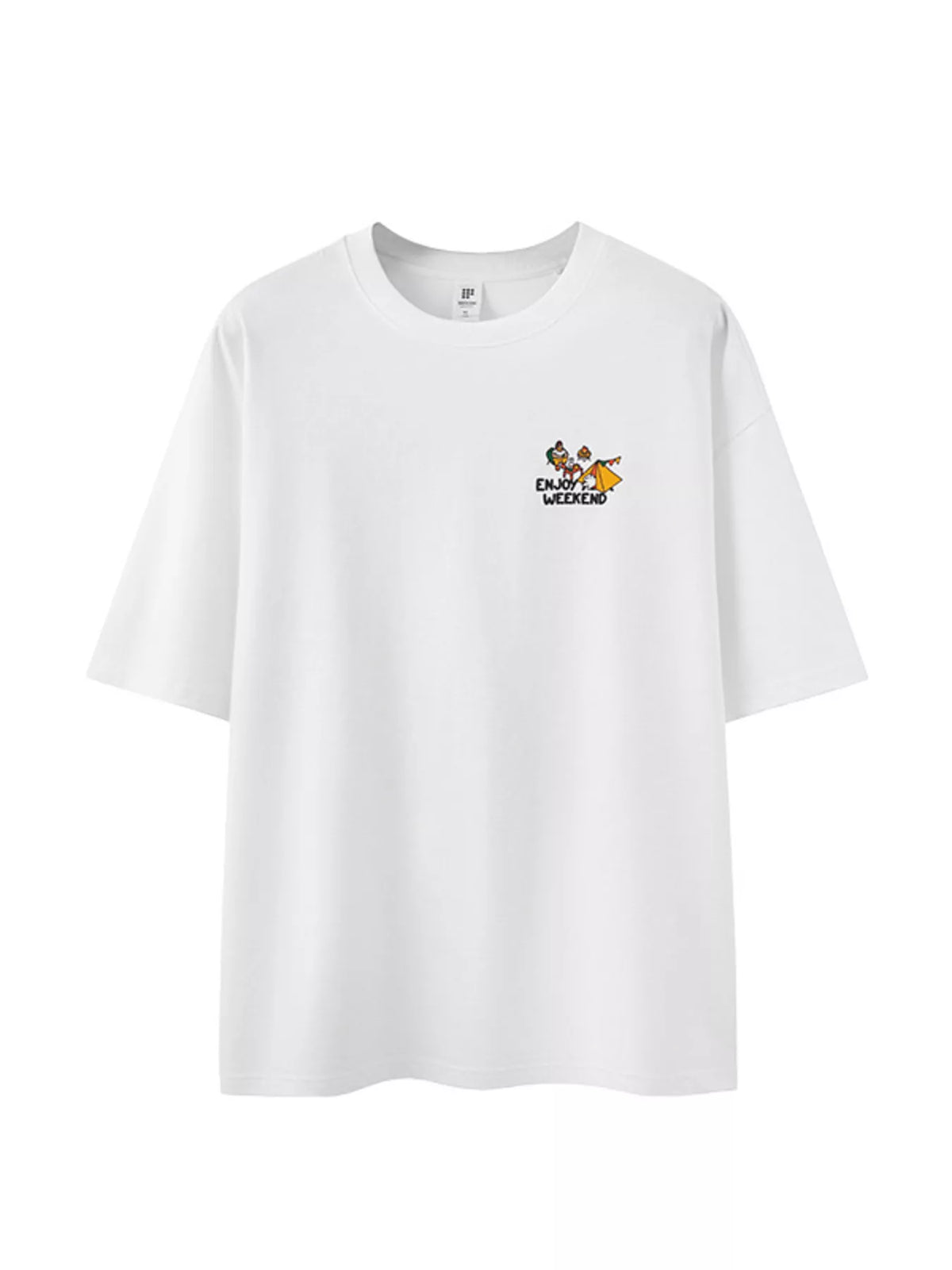 Men's oversized Men's Graphic Round Neck T-Shirt – men's bold Y2K streetwear graphic tee, product image 2