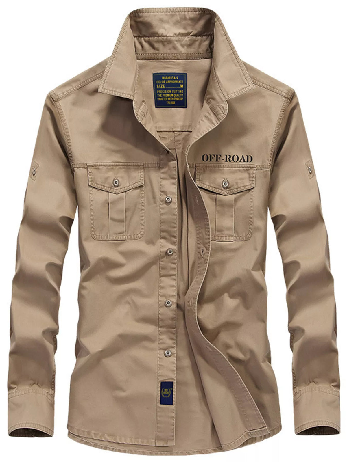 Men's Button-Up Long Sleeve Shirt | DCDesigns