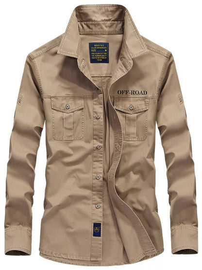 Men's Button-Up Long Sleeve Shirt | DCDesigns