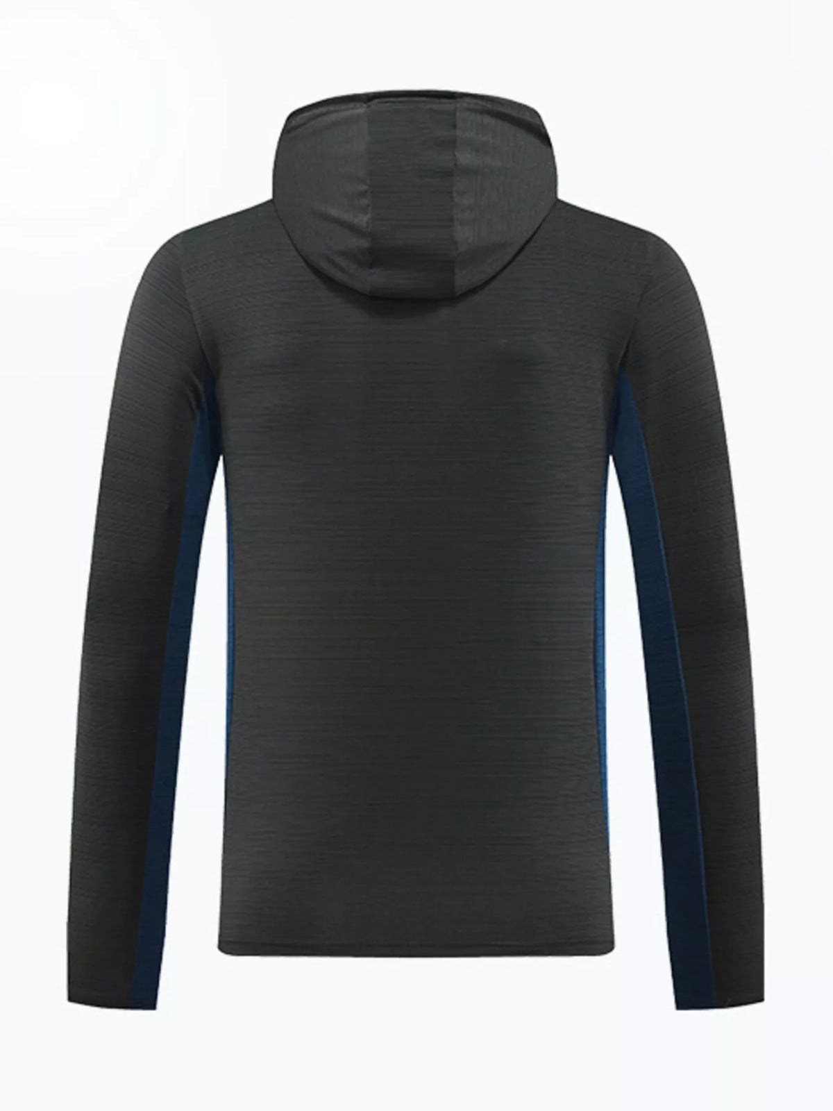 Men's Plus Size Raglan Sleeve Athletic Fit Hoodie - DCDesigns mens casual hoodie product view