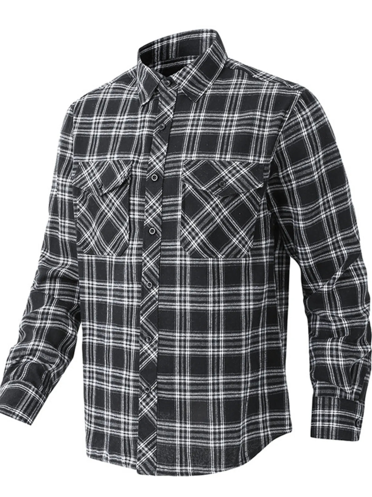 Men's Classic Plaid Button-Up Shirt | DCDesigns