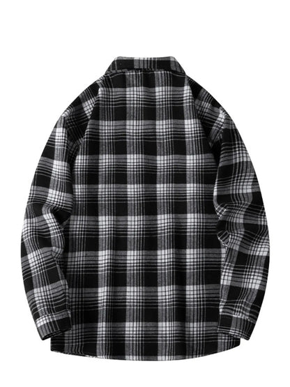Men's Plaid Long Sleeve Shirt | DCDesigns