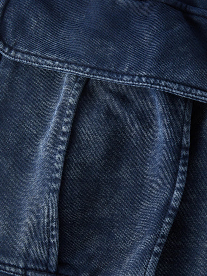 Men's Washed Zip Up Casual Hoodie - DCDesigns mens casual hoodie product view