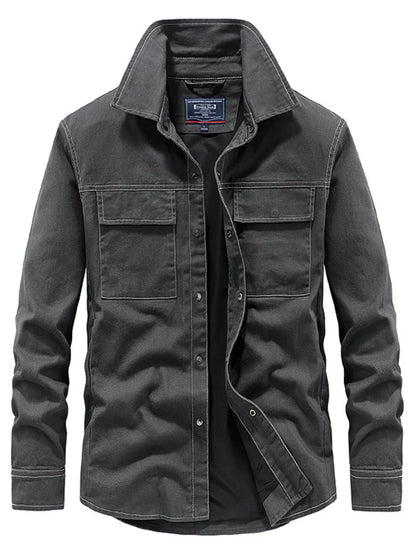 Men's Button-Up Long Sleeve Shirt | DCDesigns