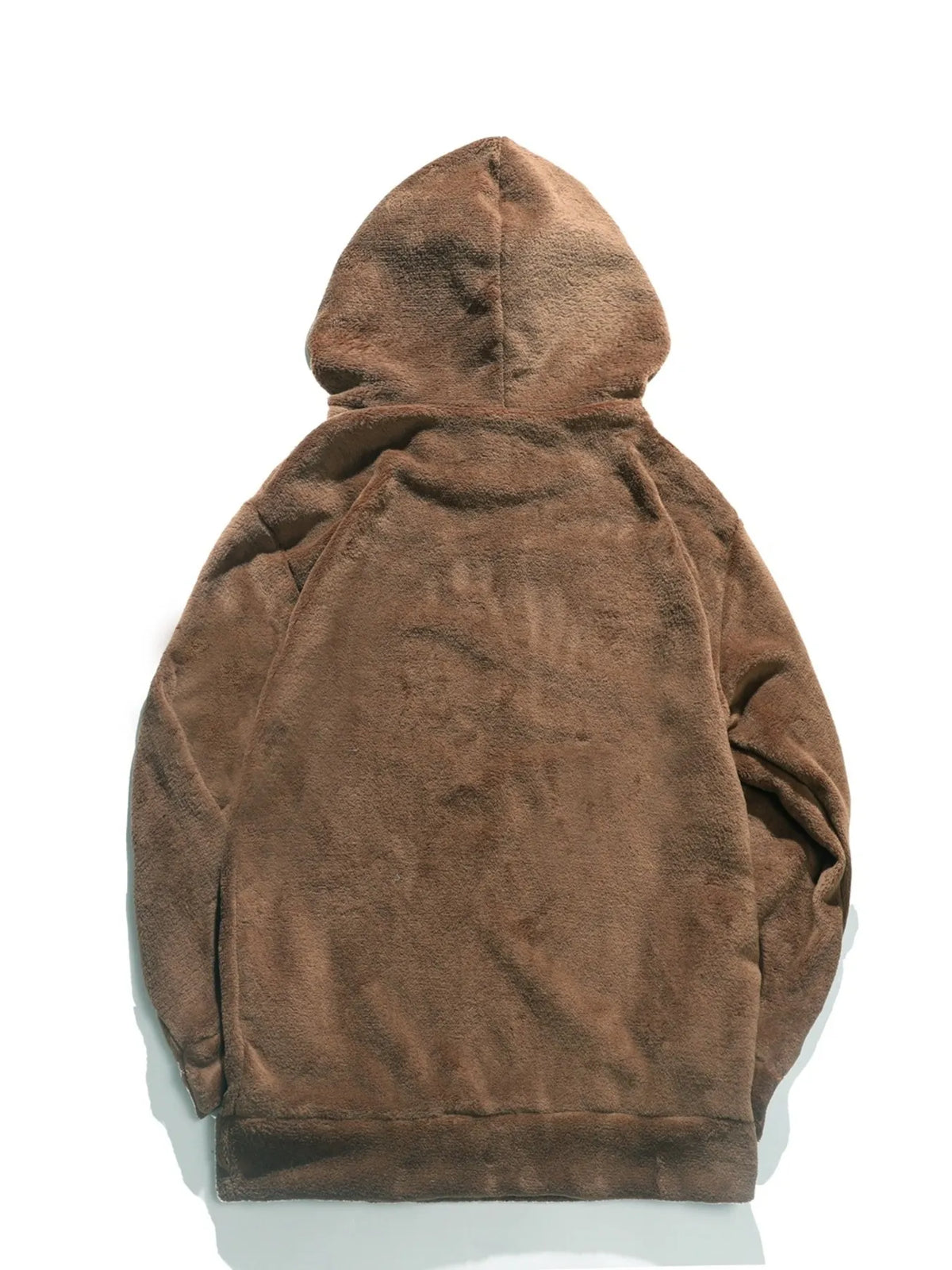 Men's Drawstring Long Sleeve Fleece Hoodie - DCDesigns mens casual hoodie product view