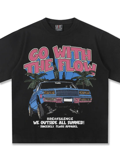 Men's Vintage Washed Graphic Oversized T-Shirt – men's bold Y2K streetwear graphic tee, product image 8