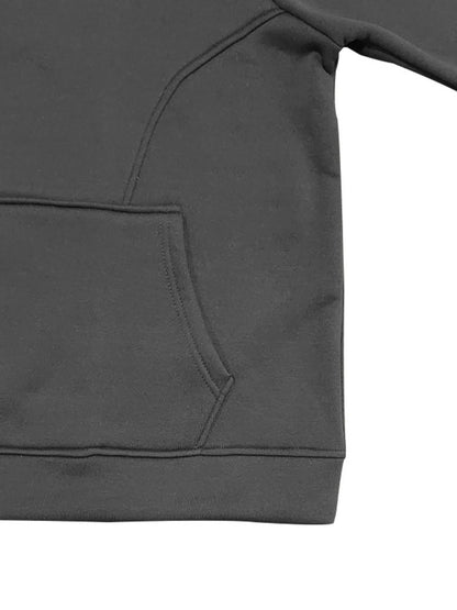 Men's Full Size Quarter Zip Long Sleeve Hoodie Plus Size - DCDesigns mens casual hoodie product view