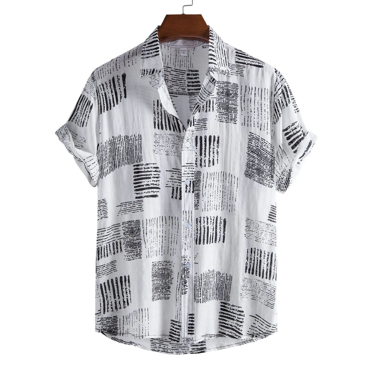 Men's Casual Printed Short Sleeve Shirt | DCDesigns