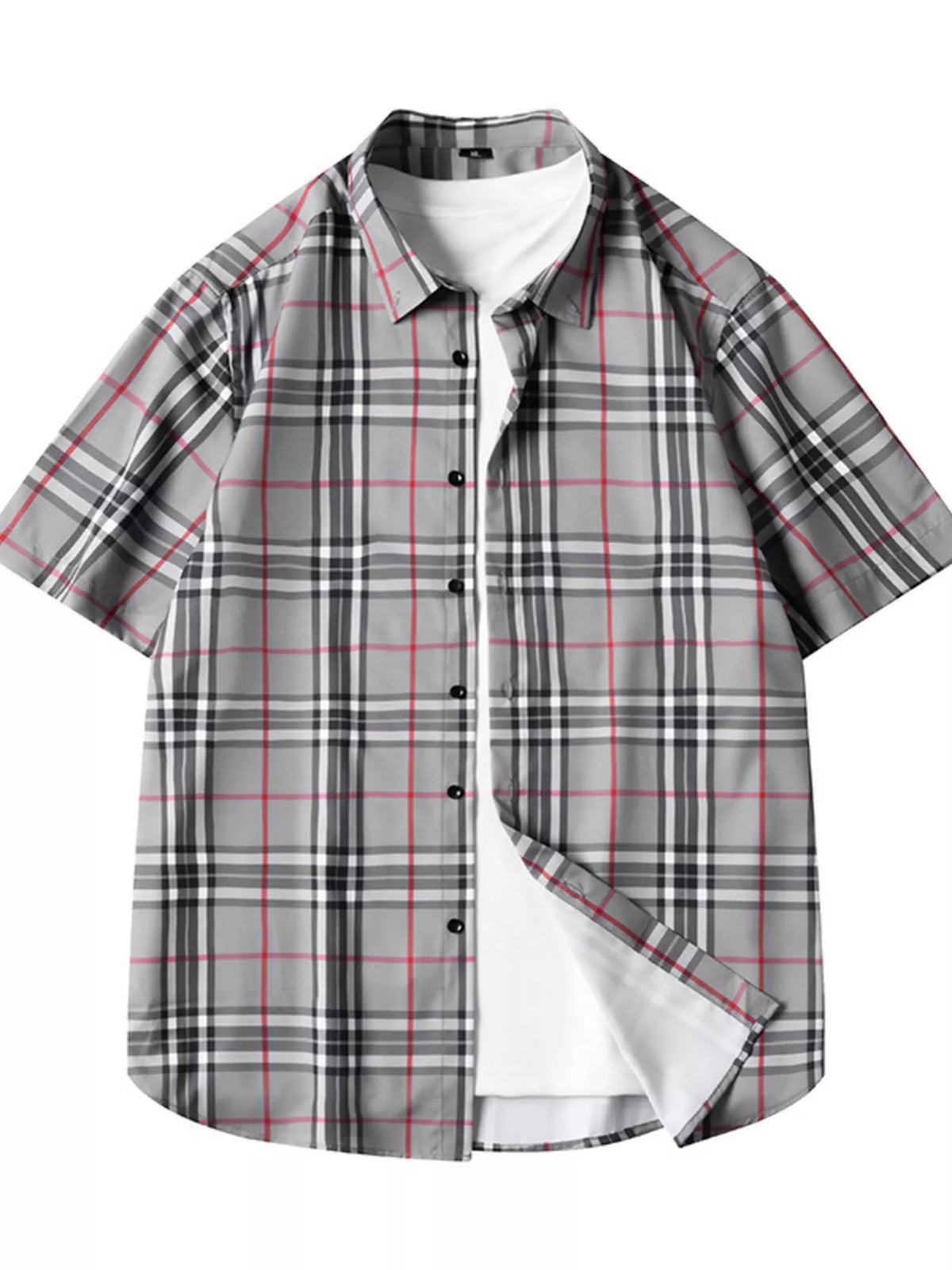 Men's Classic Plaid Short Sleeve Shirt | DCDesigns