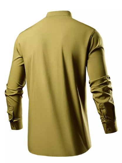 Men's Button-Up Long Sleeve Shirt | DCDesigns