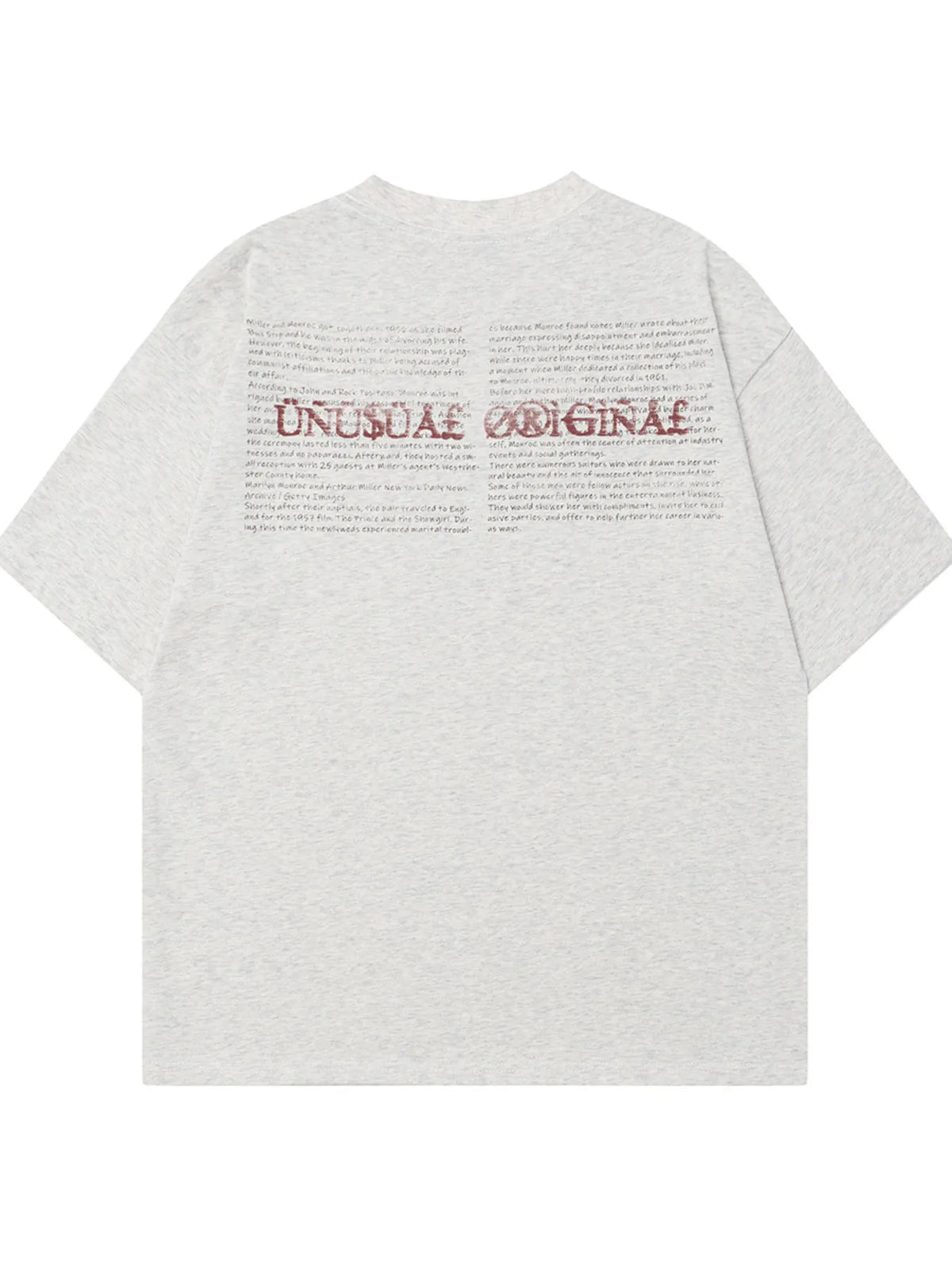 Men's Graphic Short Sleeve Oversized T-Shirt – men's bold Y2K streetwear graphic tee, product image 4