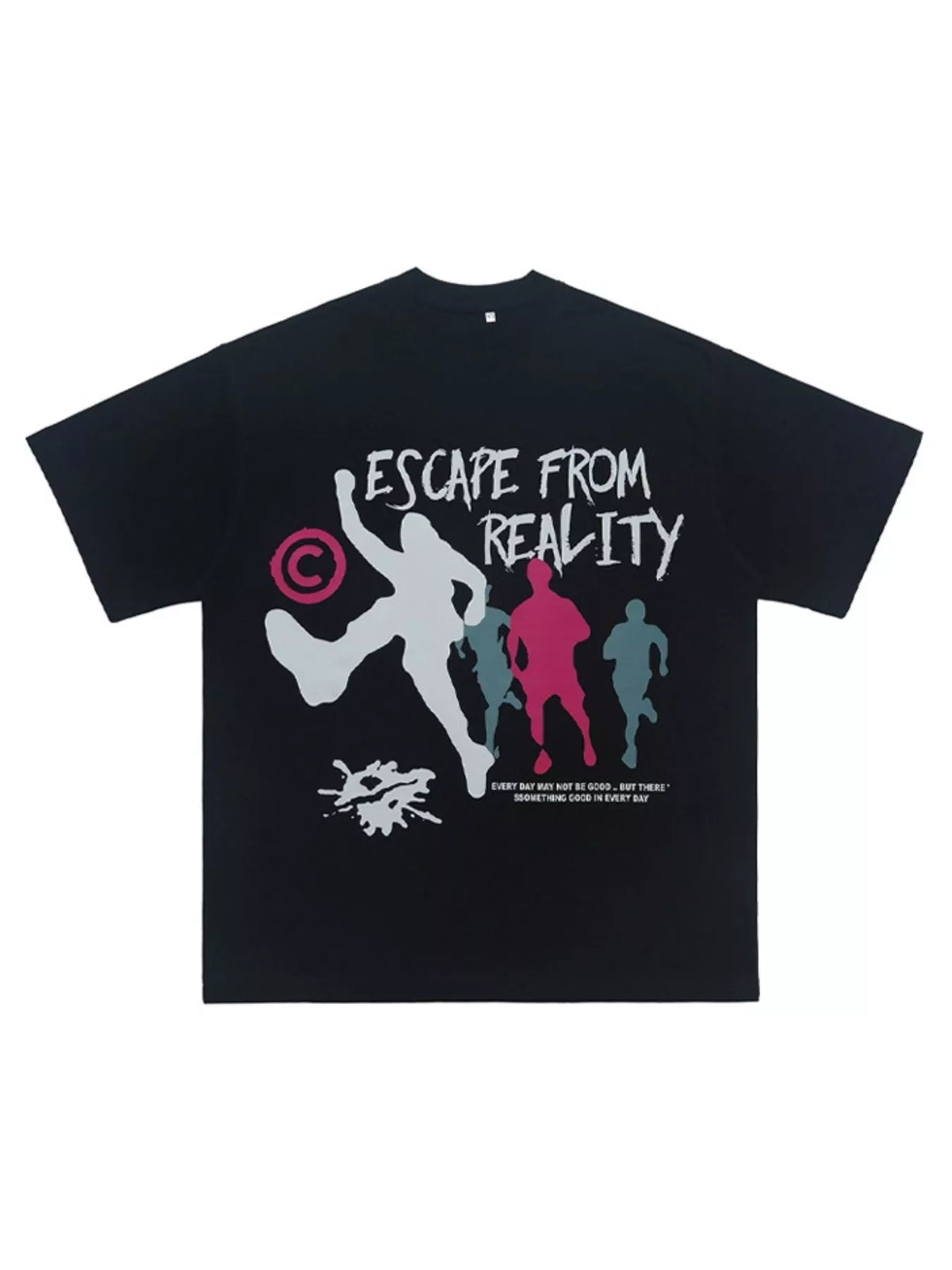 Men's oversized Men's Graphic Round Neck Short Sleeve T-Shirt – men's bold Y2K streetwear graphic tee, product image 7