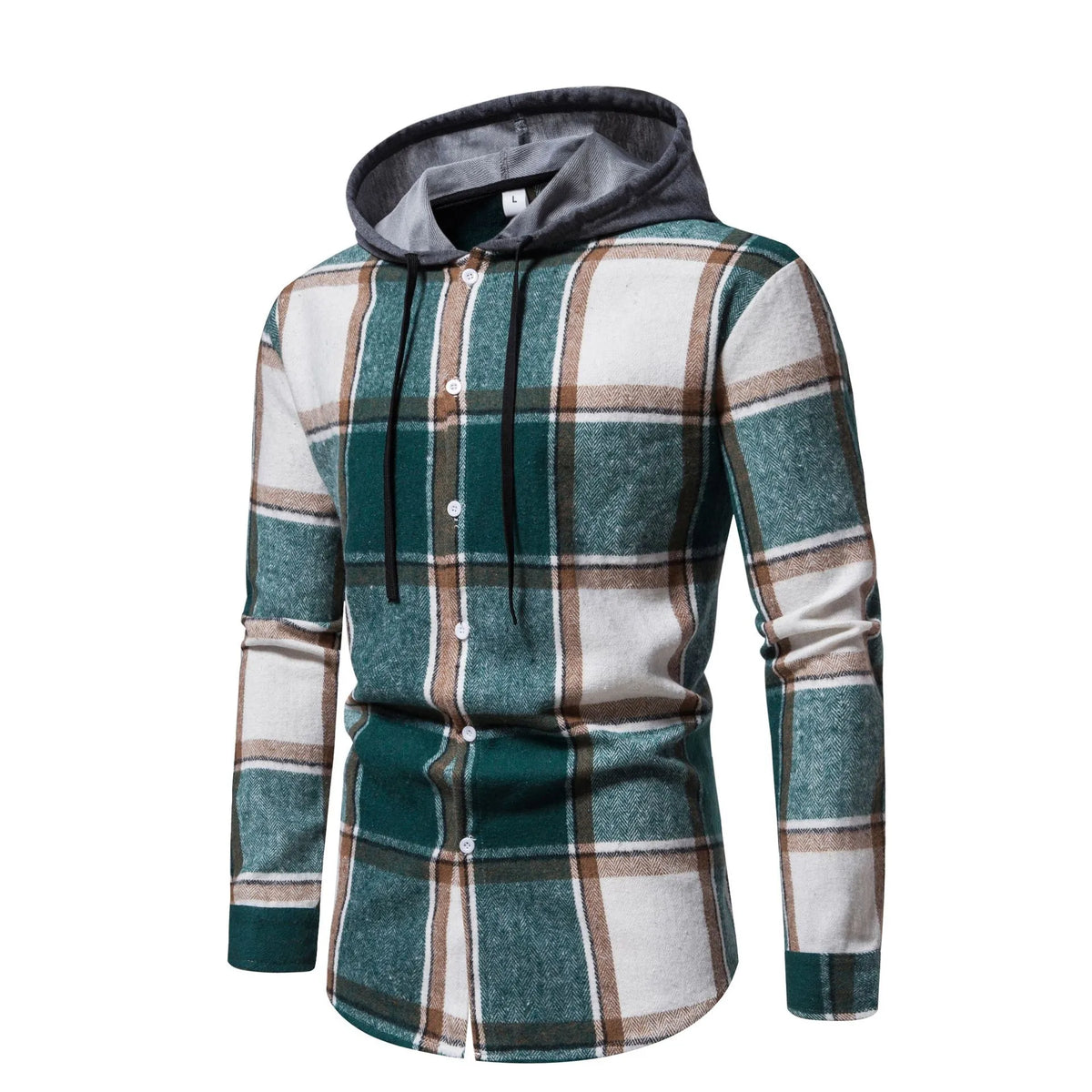 Men's Plaid Button-Up Shirt | DCDesigns