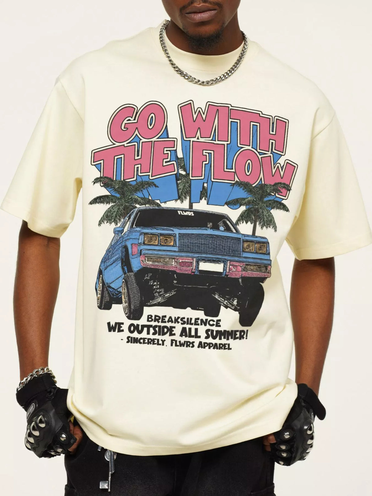 Men's Vintage Washed Graphic Oversized T-Shirt – men's bold Y2K streetwear graphic tee, product image 4