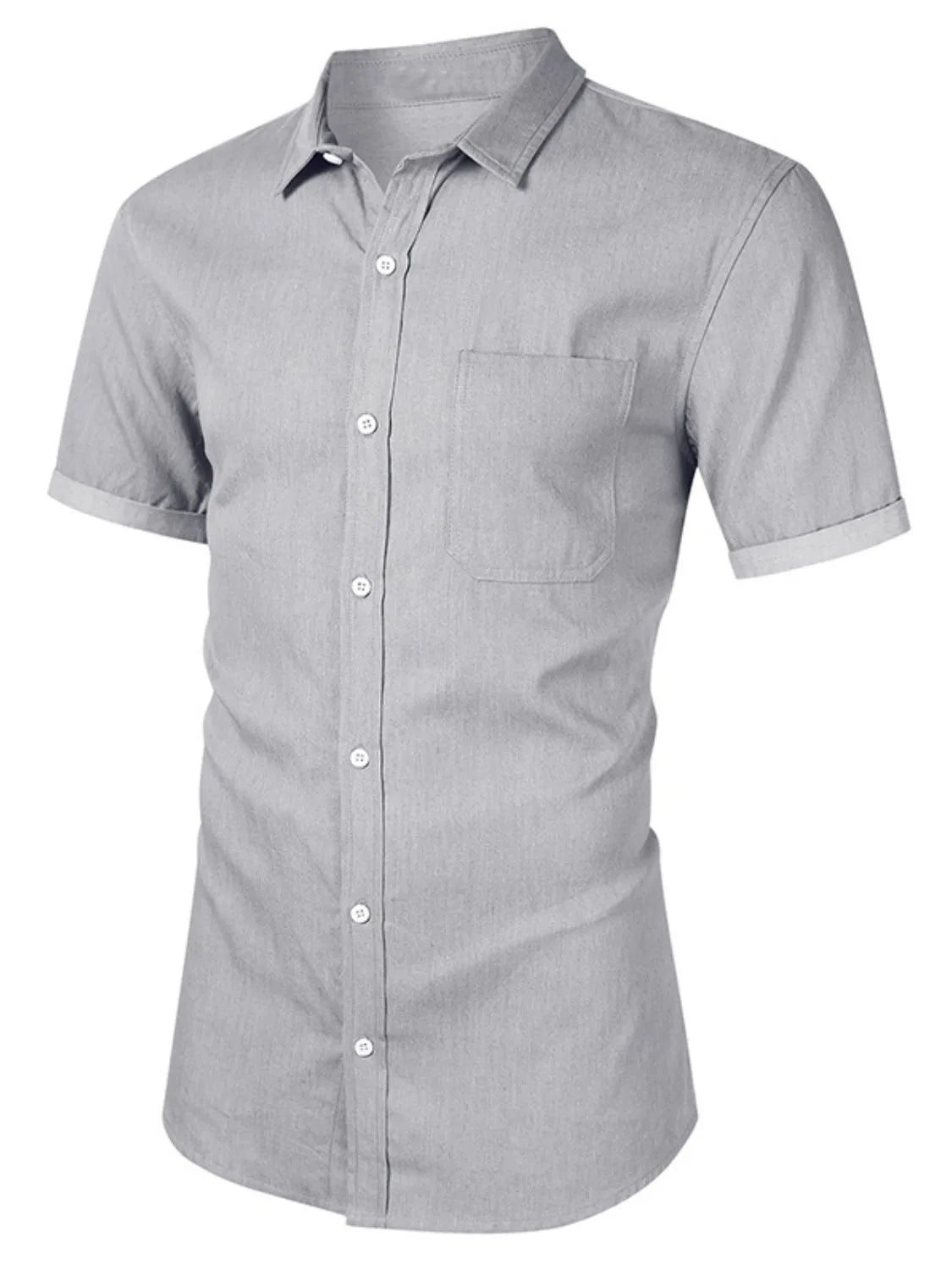 Men's Button-Up Short Sleeve Shirt | DCDesigns