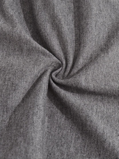 Women's Polyester Two-Piece Tracksuit - Hooded Long Sleeve Alphabet Print Hoodie and Pants Set with Pockets - Casual Knit Fabric - Autumn/Winter Outfit - For Women - Perfect for Casual Wear, Loungewear, and Running Errands -