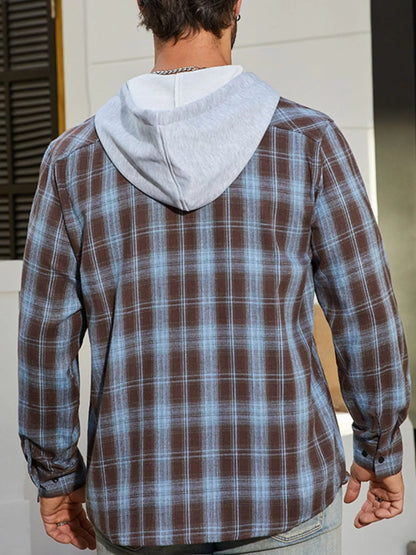 Men's Plaid Long Sleeve Shirt | DCDesigns