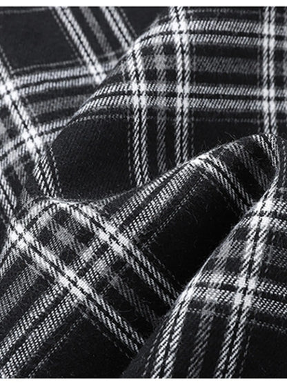 Men's Classic Plaid Button-Up Shirt | DCDesigns