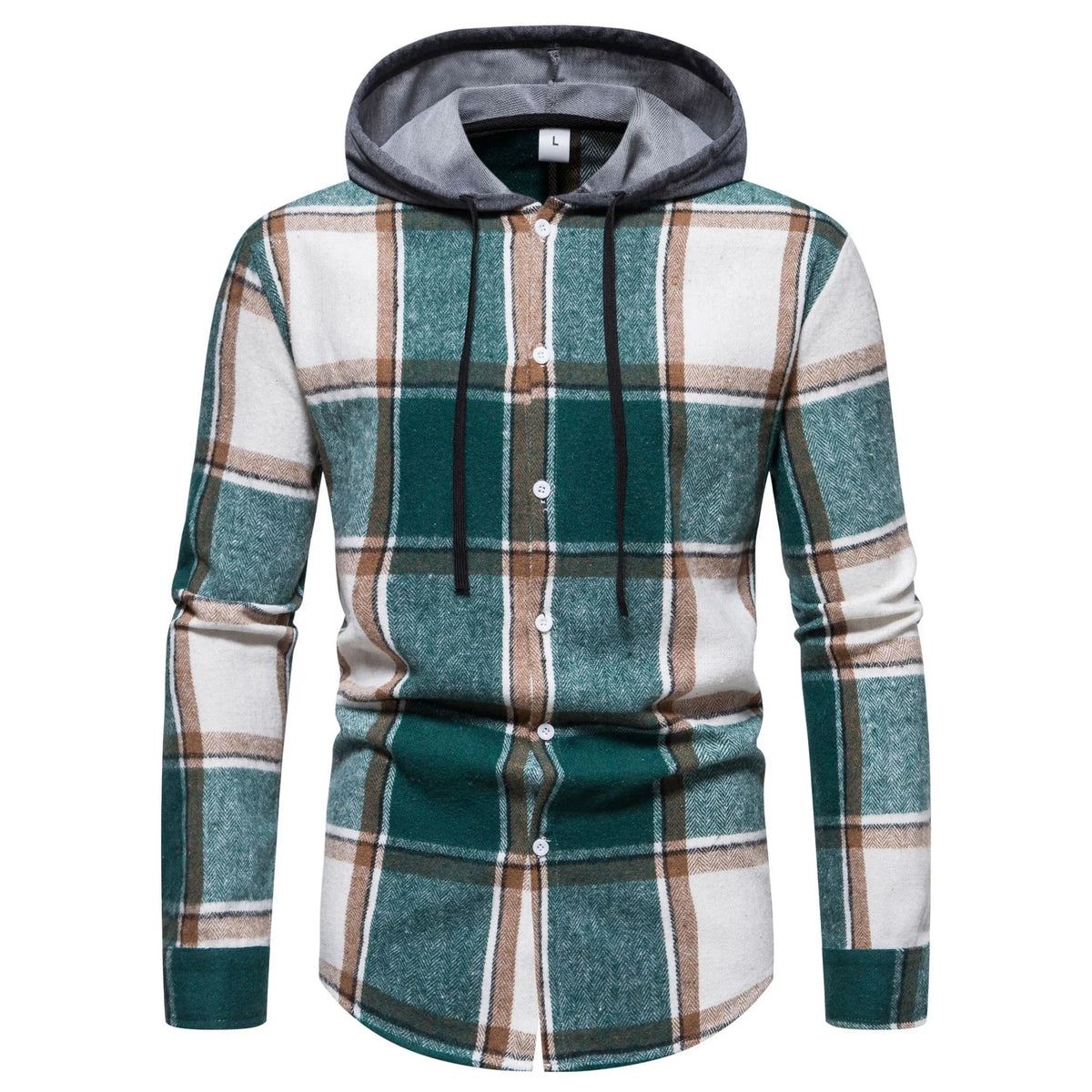 Men's Plaid Button-Up Shirt | DCDesigns
