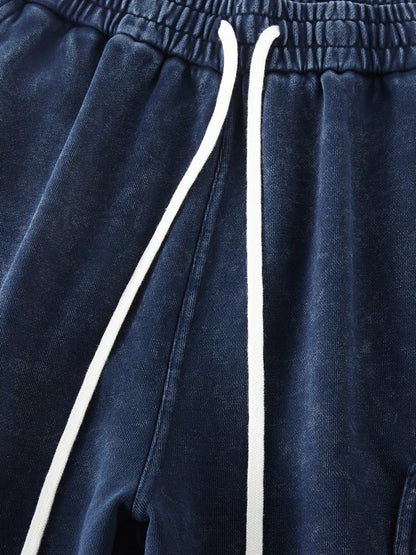 Men's Washed Zip Up Casual Hoodie - DCDesigns mens casual hoodie product view