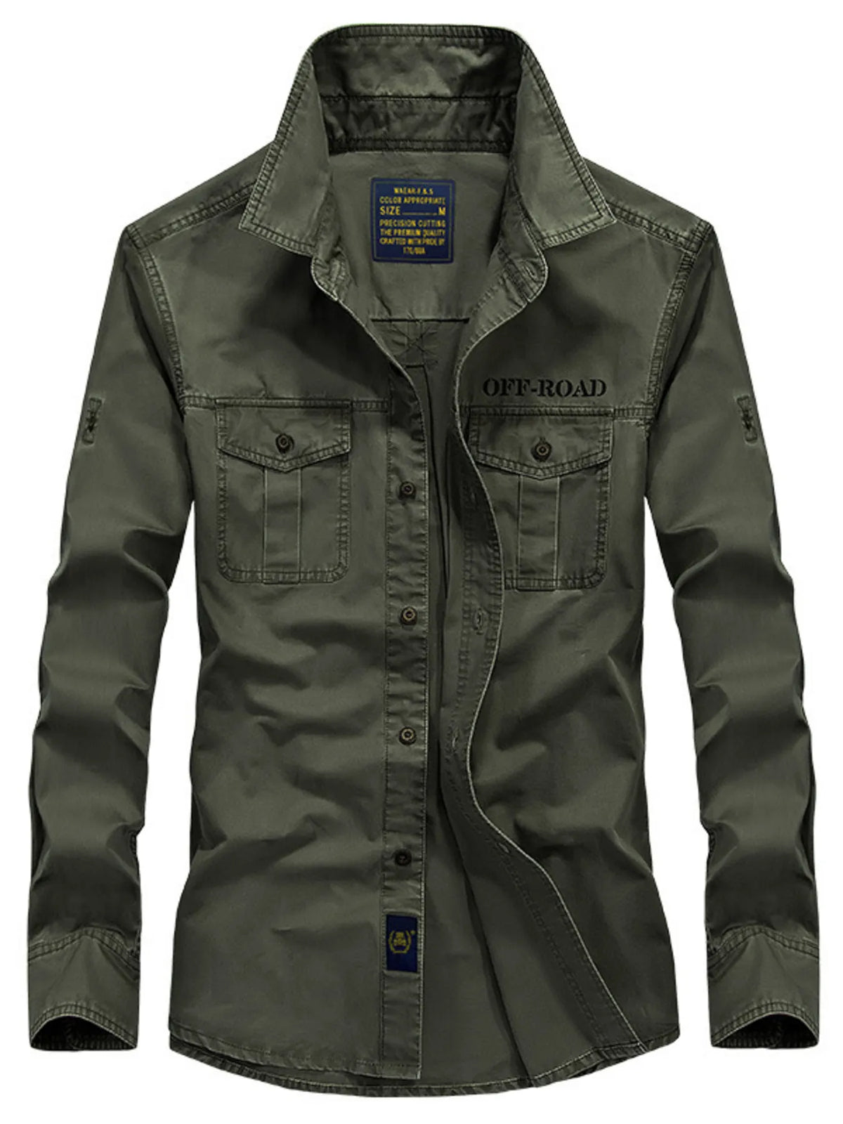 Men's Button-Up Long Sleeve Shirt | DCDesigns
