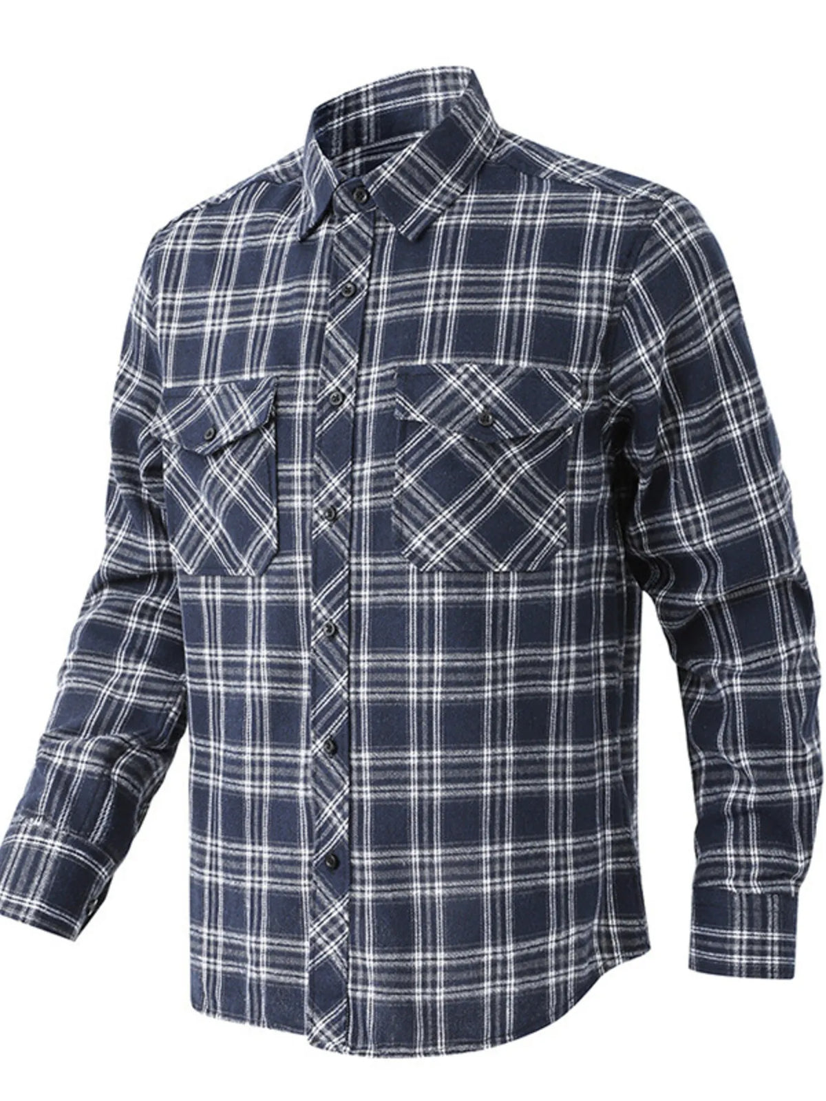 Men's Classic Plaid Button-Up Shirt | DCDesigns