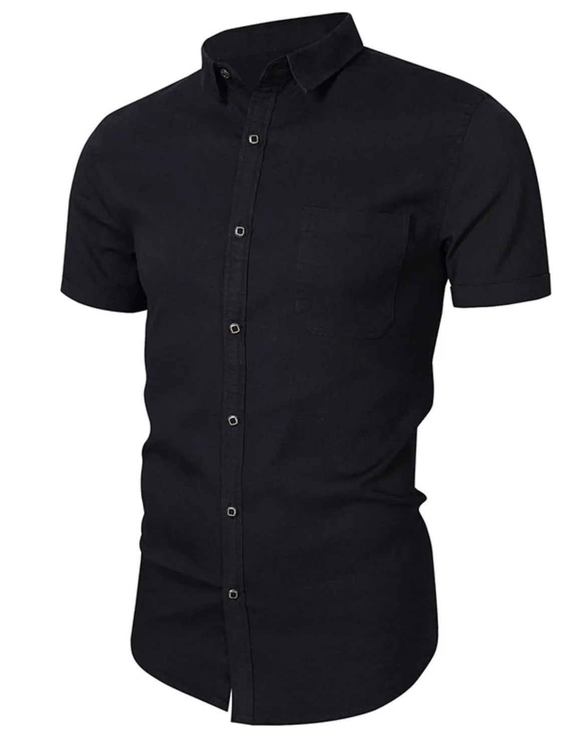 Men's Button-Up Short Sleeve Shirt | DCDesigns