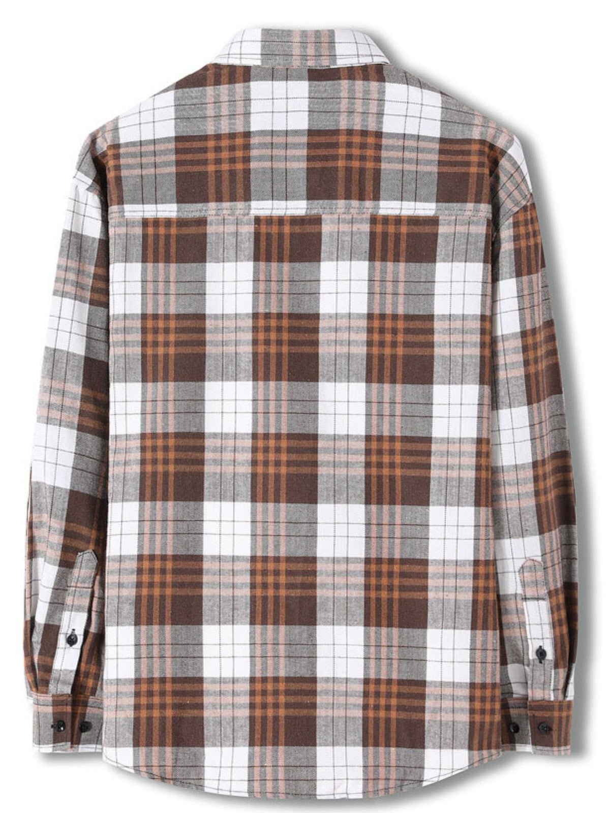 Men's Classic Plaid Long Sleeve Shirt | DCDesigns