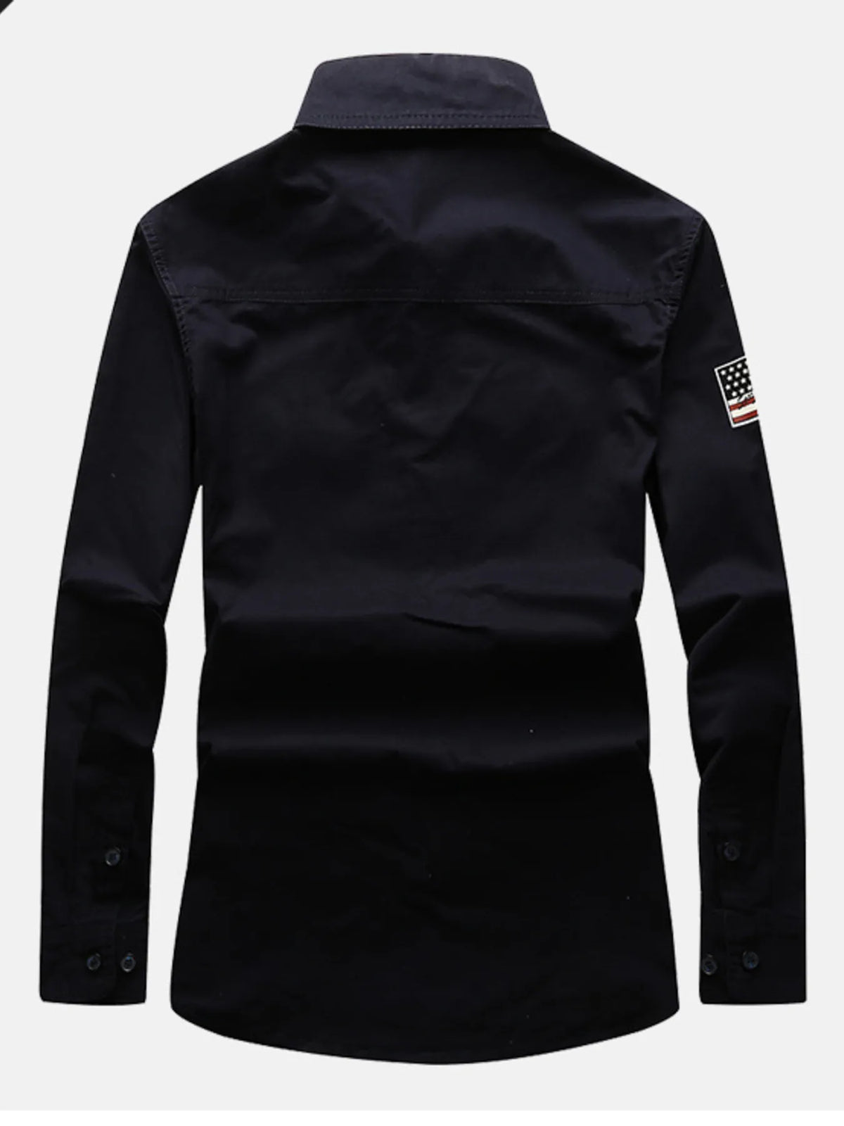 Men's Long Sleeve Shirt with Chest Pockets | DCDesigns