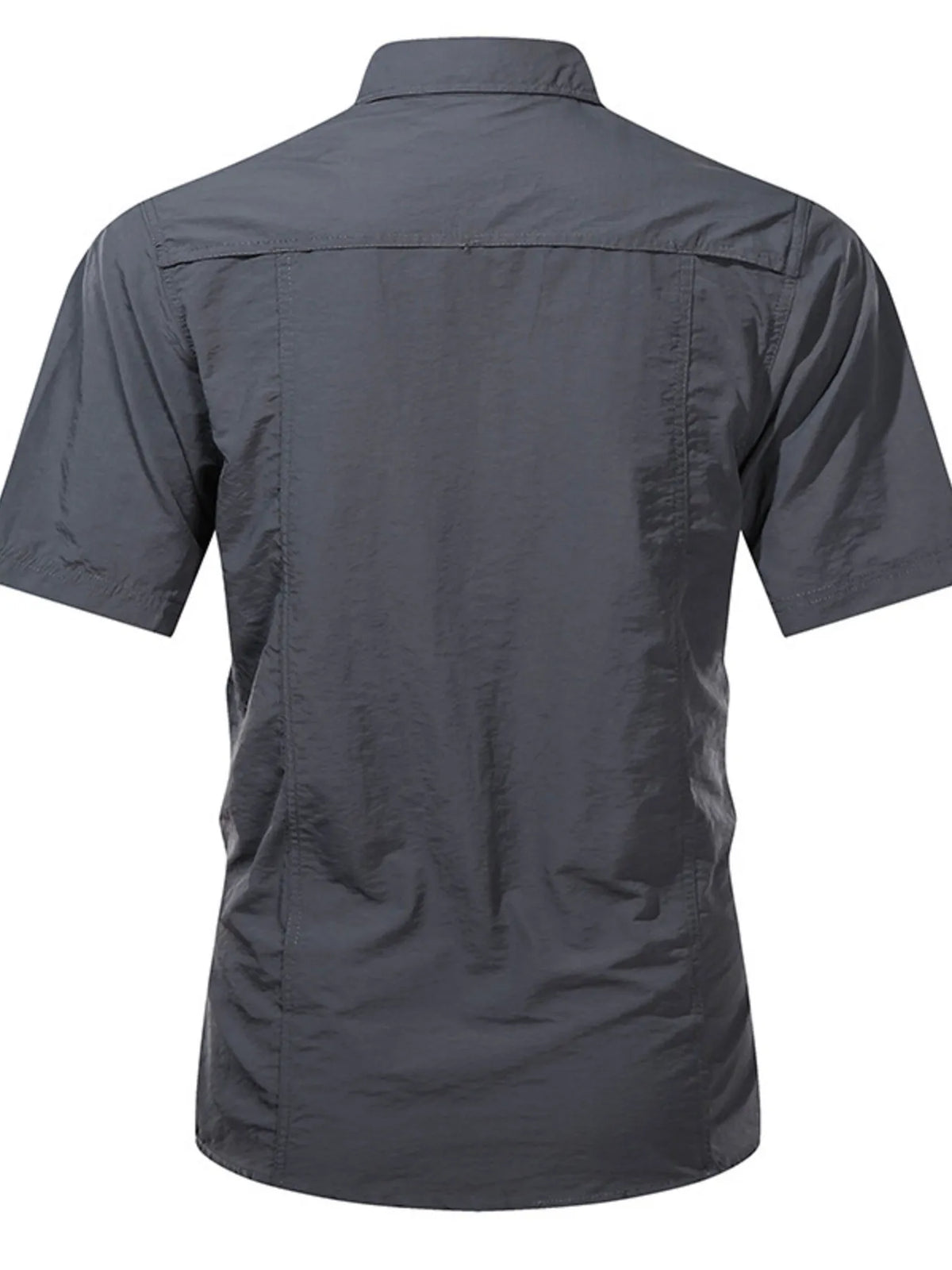 Men's Lightweight Button-Up Short Sleeve Shirt | DCDesigns