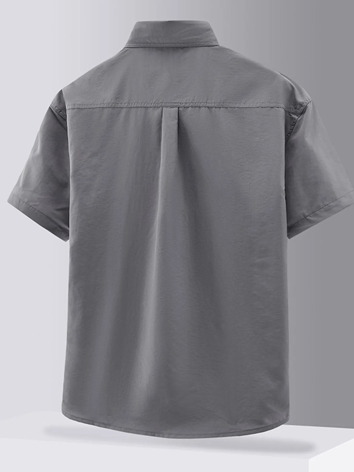 Men's Casual Short Sleeve Button-Down Shirt | DCDesigns