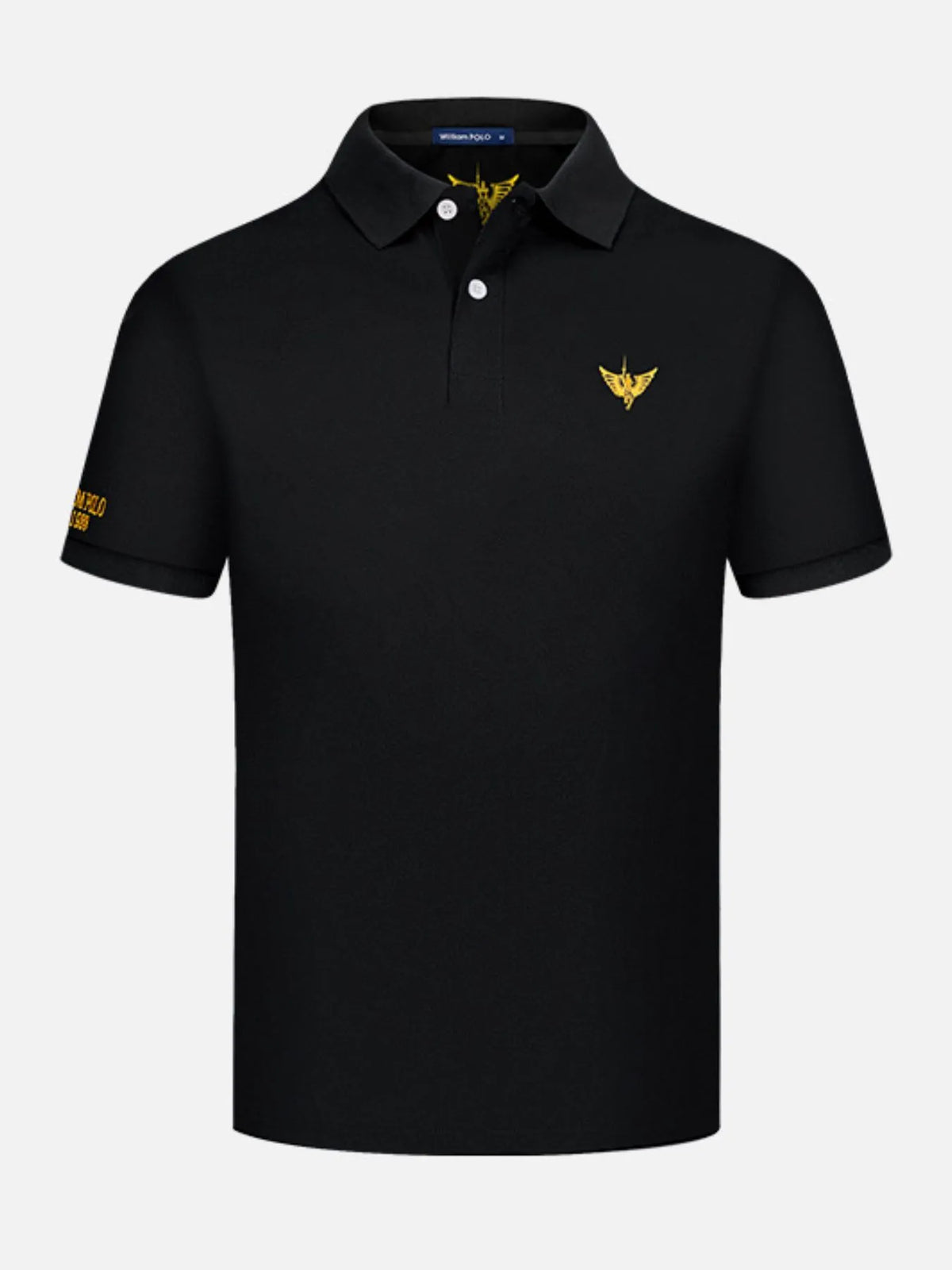 Men's Collared Neck Short Sleeve Polo Shirt - White