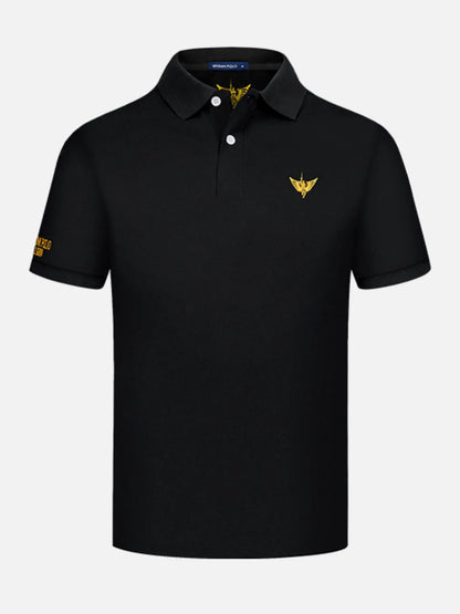 Men's Collared Neck Short Sleeve Polo Shirt - White