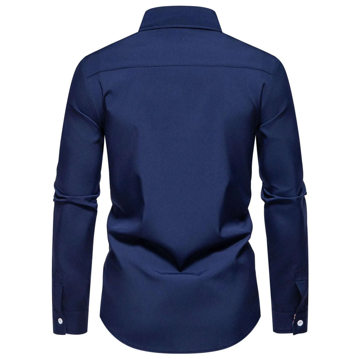 Men's Casual Button-Down Shirt with Cuff Detail | DCDesigns