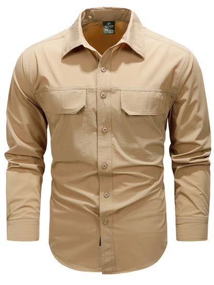 Men's Lightweight Button-Up Shirt | DCDesigns