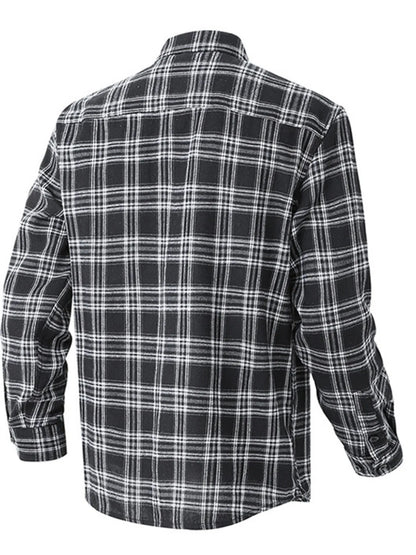 Men's Classic Plaid Button-Up Shirt | DCDesigns