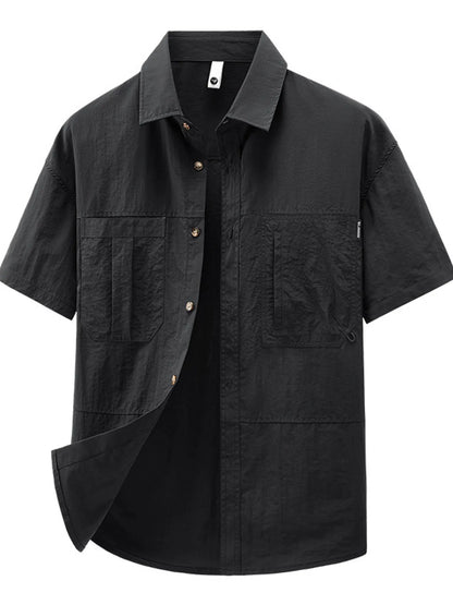 Men's Casual Lightweight Short Sleeve Shirt | DCDesigns