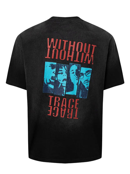Men's Graphic Short Sleeve Oversized T-Shirt – men's bold Y2K streetwear graphic tee, product image 2