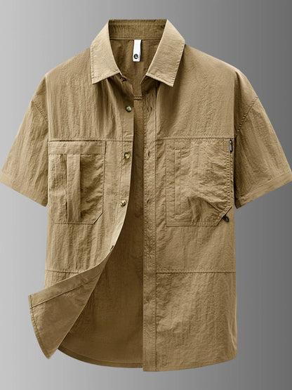 Men's Casual Lightweight Short Sleeve Shirt | DCDesigns
